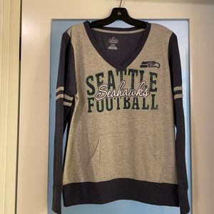 Seahawks V-neck sweatshirt
